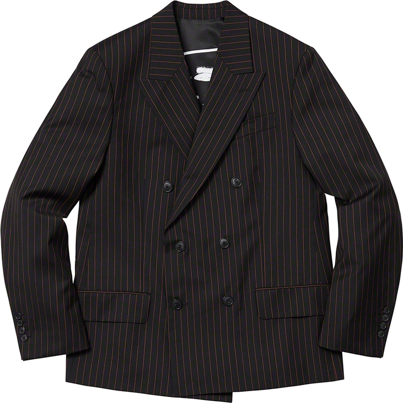 Supreme®/Jean Paul Gaultier® Pinstripe Double Breasted Blazer view 2